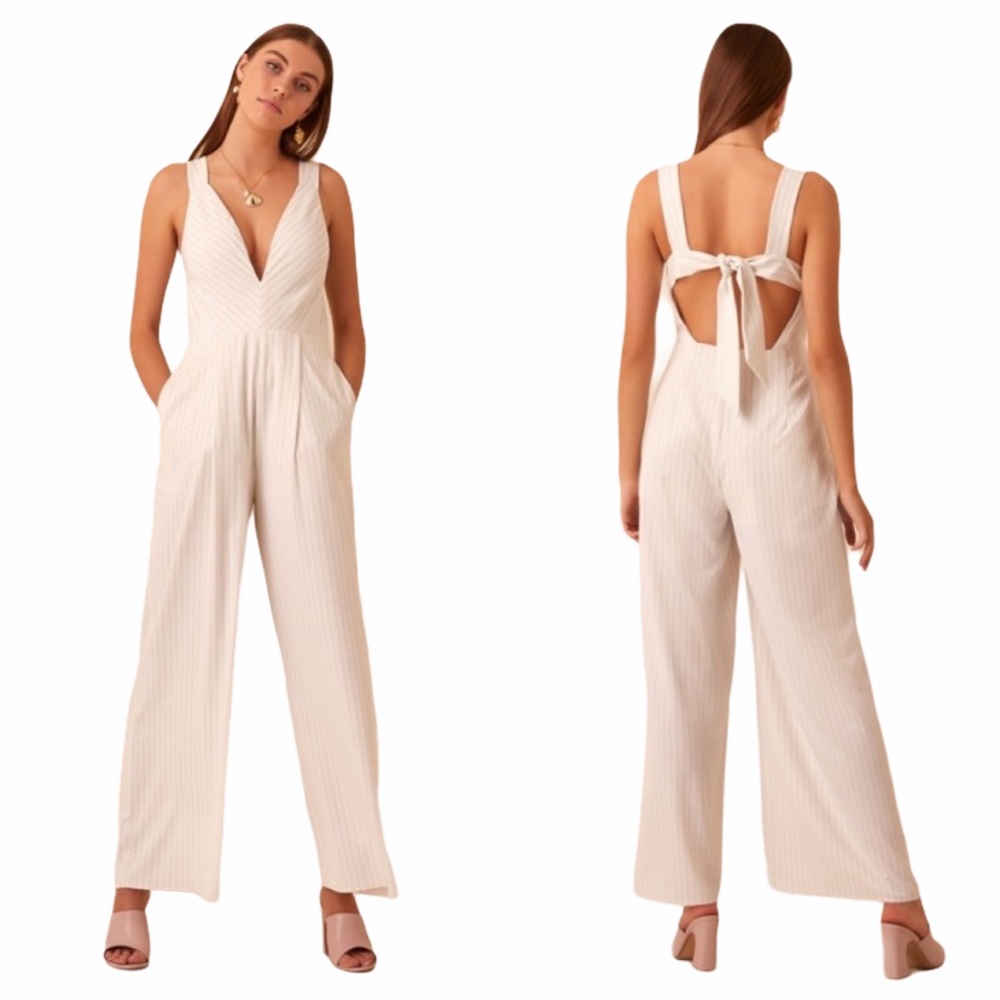 NWT Finders Keepers Flamenco Stripe Jumpsuit